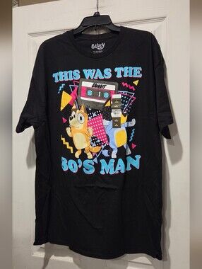 THIS WAS THE 80'S BLUEY TSHIRT